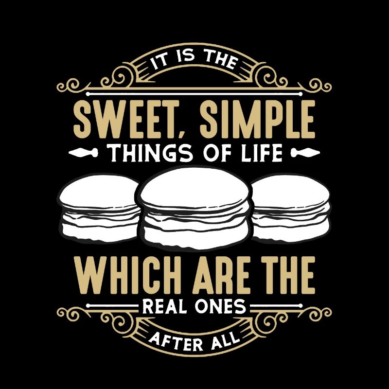 Macaron c’est les choses simples et douces astucieusement