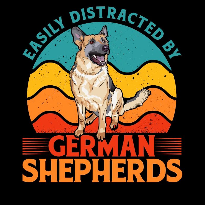 Leicht ablenkbar durch Deutsche Schäferhunde