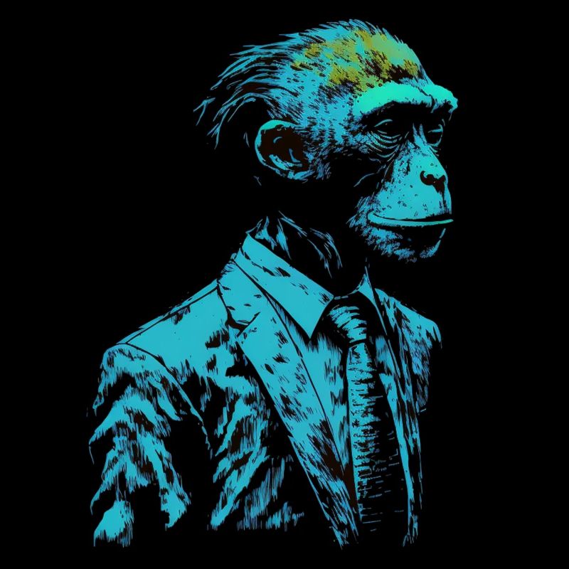 Affe Geschenkidee Monkey Zoo