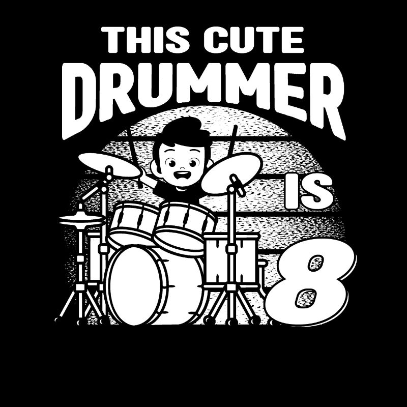 Birthday Drummer Boy - Ce mignon batteur a 8 ans