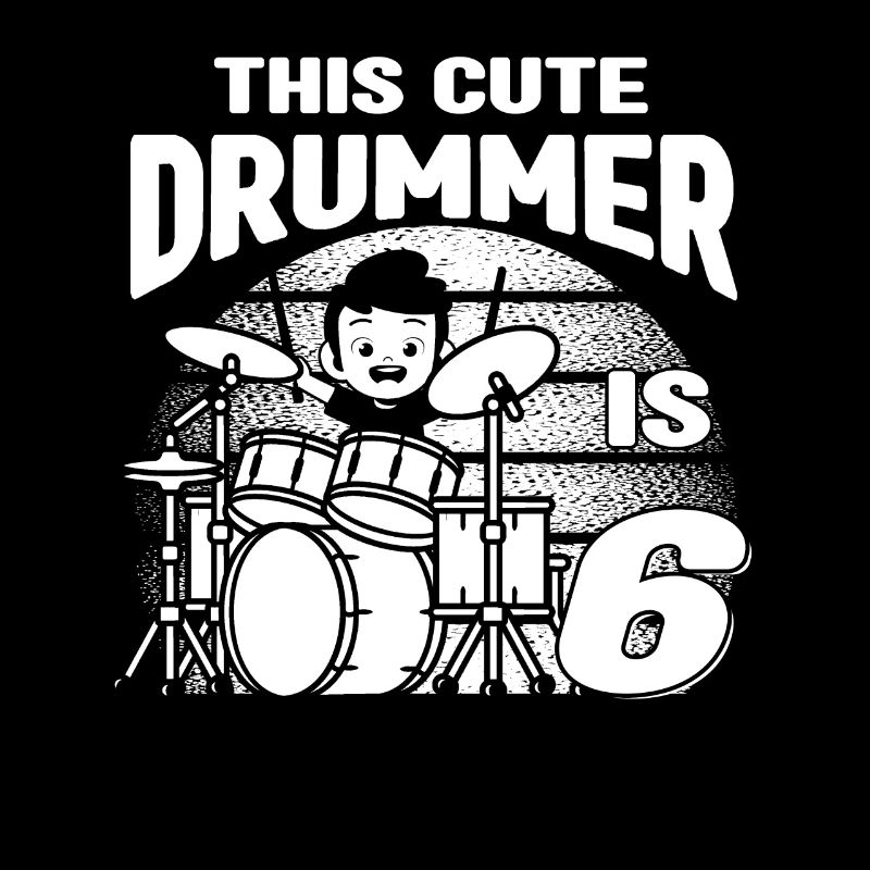 Birthday Drummer Boy - Ce batteur mignon a 6 ans