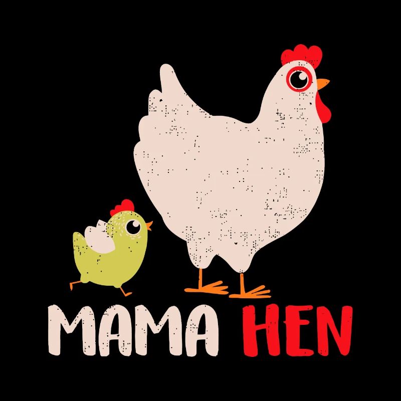 Lustiger Muttertag Mama Hen Geschenk Bauernhof Tier