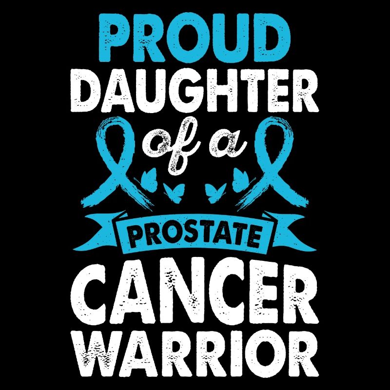Fille de la conscience guerrière du cancer de la prostate