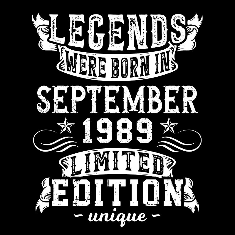Anniversaire Septembre 1989 année Edition Limitée