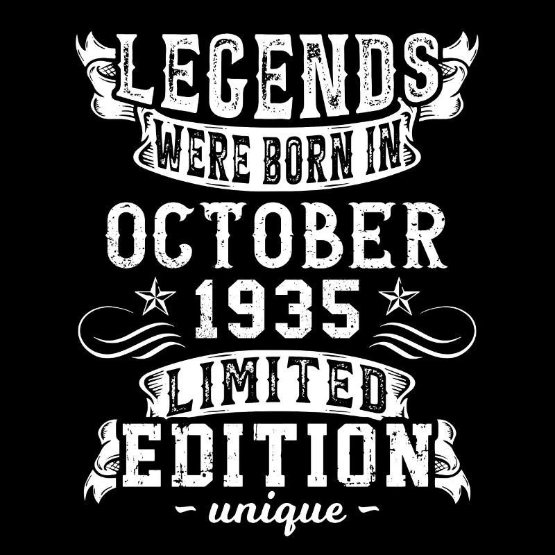 Date de naissance: Octobre 1935 année, Edition limitée