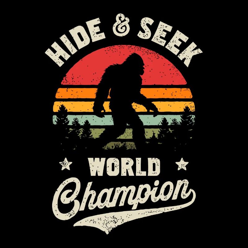Bigfoot Cache-cache Champion du Monde Sasquatch Ret