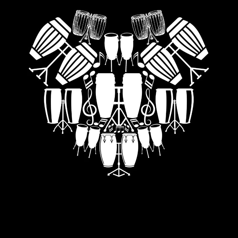 Conga Heart Conga Player Conga Drums Instruments