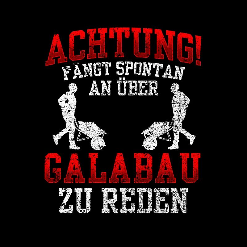 Galabauer redet spontan Gärtner Landschaftsbauer