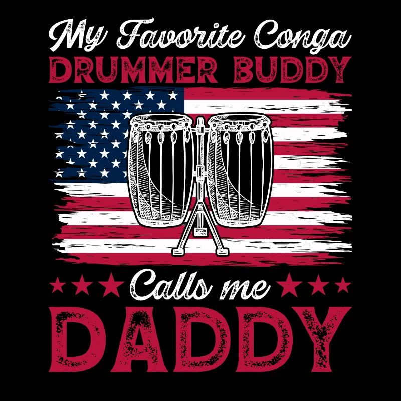 Mon ami batteur de conga préféré m’appelle papa