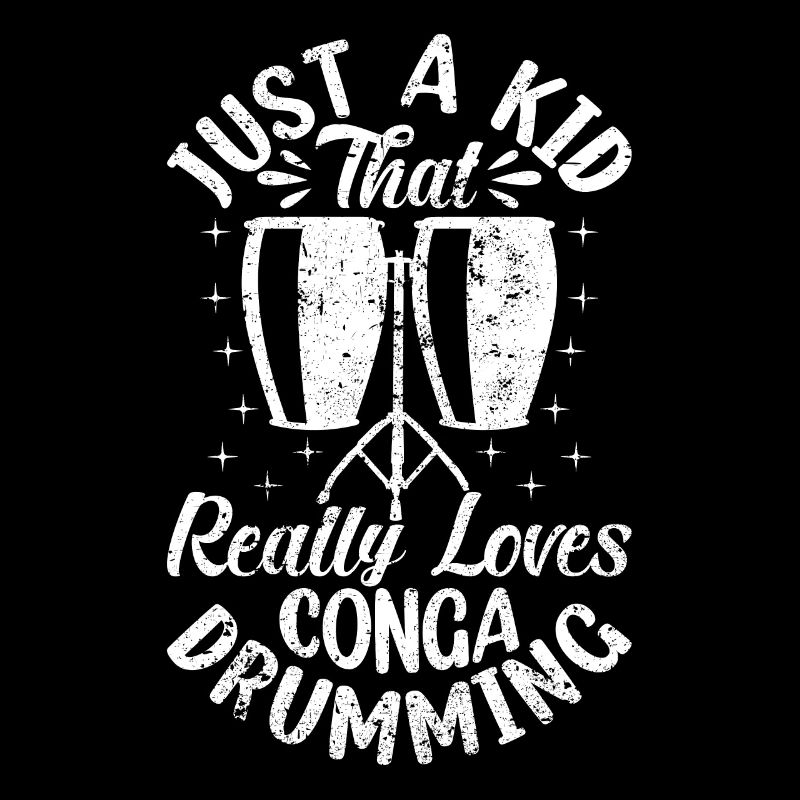 Just A Kid That Really Loves Conga Drumming Conga