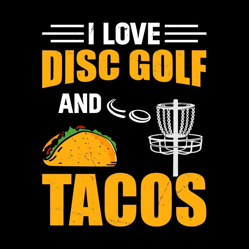 Lecteur de disc golf - J’adore le disc golf et les tacos