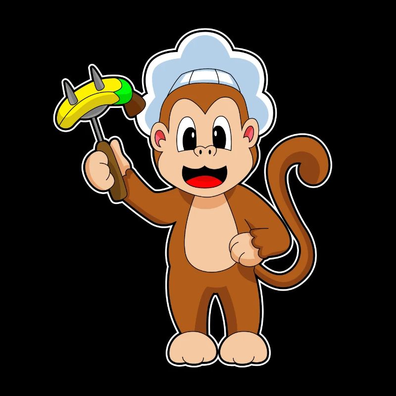Monkey Cook Banane
