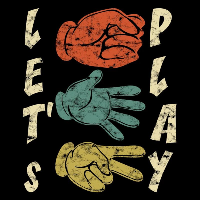 Scissors Stone Paper Hand Game Let's Play