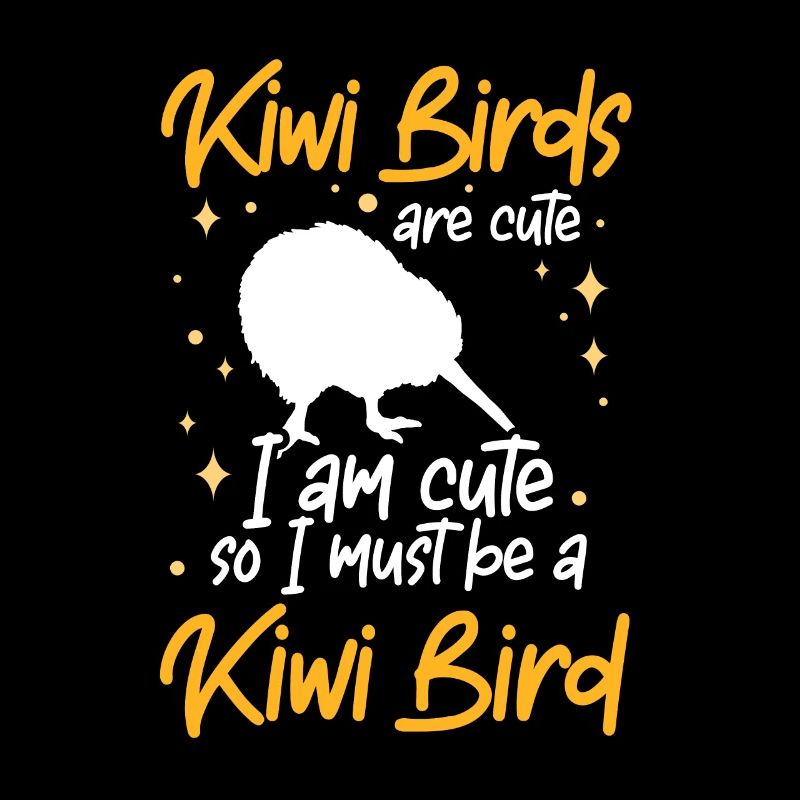 Ich bin ein Kiwi Vogel Neuseeland