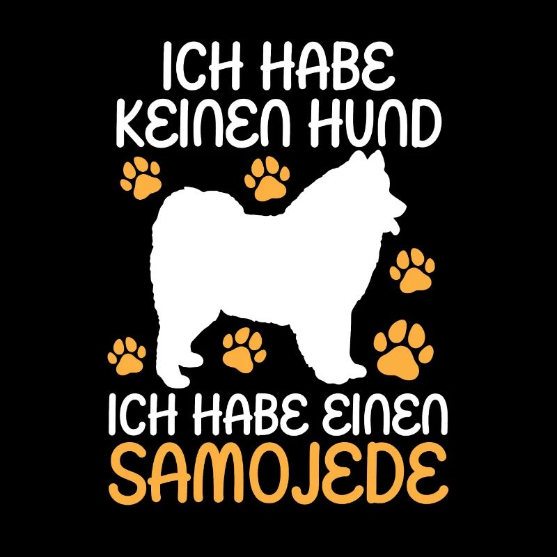 Ich habe einen Samojede Samojedenspitz