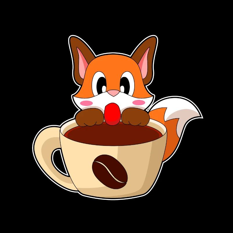 Fuchs Kaffee Tasse