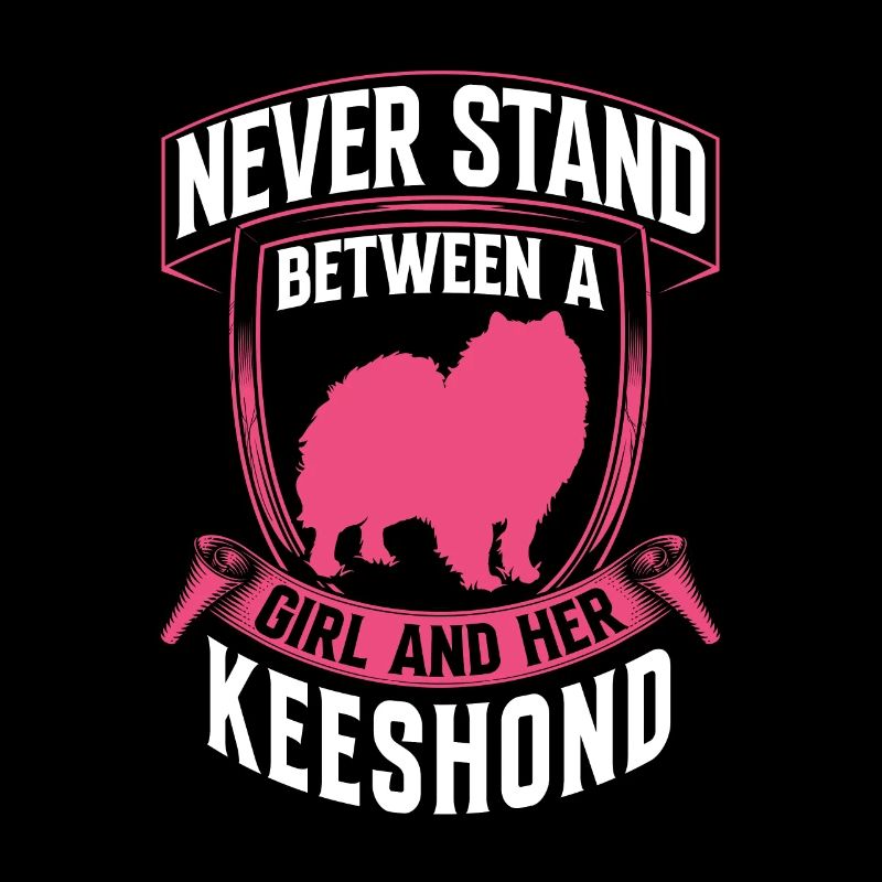 Mädchen und ihr Wolfsspitz Deutscher Spitz