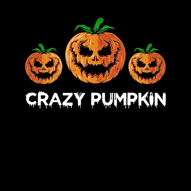 Crazy Pumpkin Halloween Pumpkin