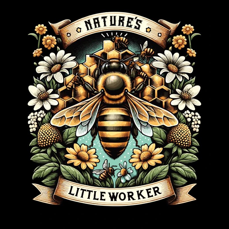 Nature worker bee