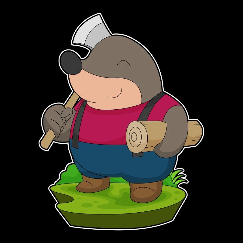 Mole Artisan Axe Tree Trunk