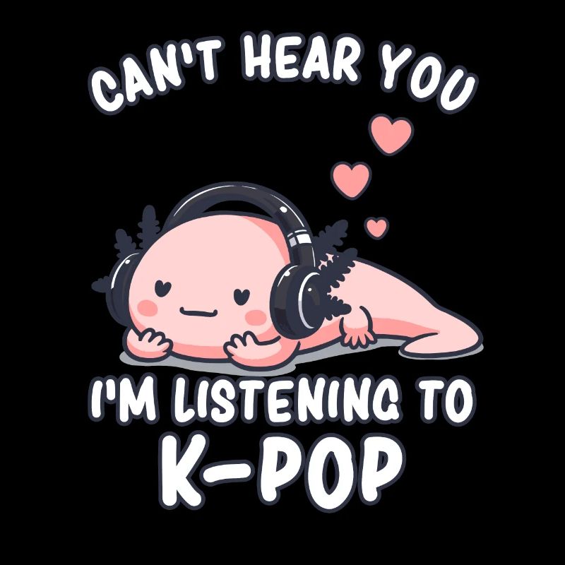 K-Pop KPop Korean Music Axolotl