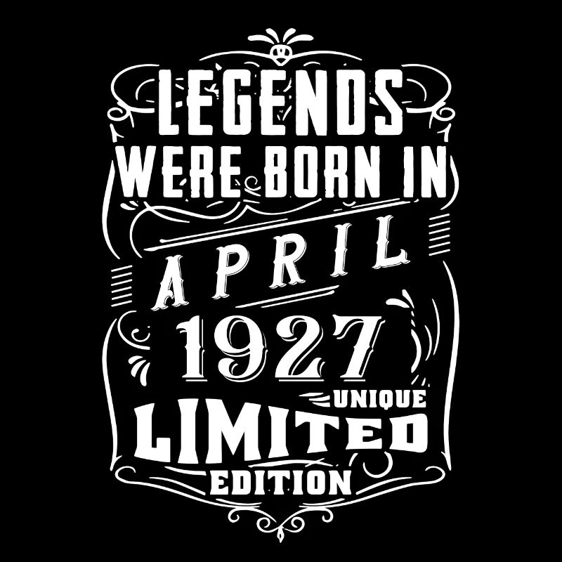 Anniversaire Avril 1927 Année Edition Limitée