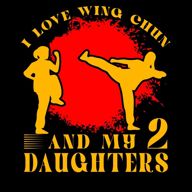 J’adore le Wing chun et mes 2 filles