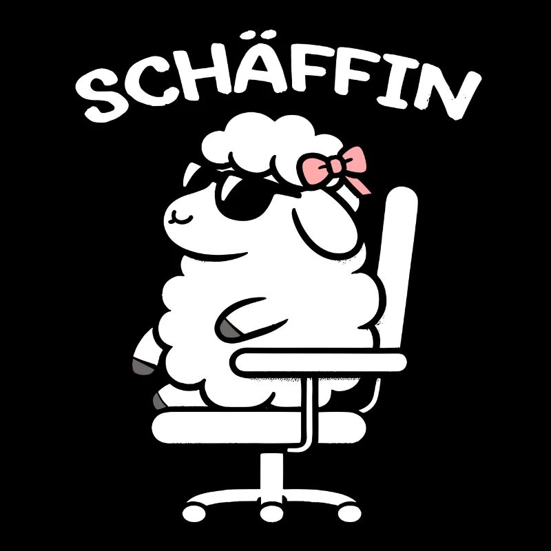 Chef Chefin Schaf Geschenk Schäfin Spruch