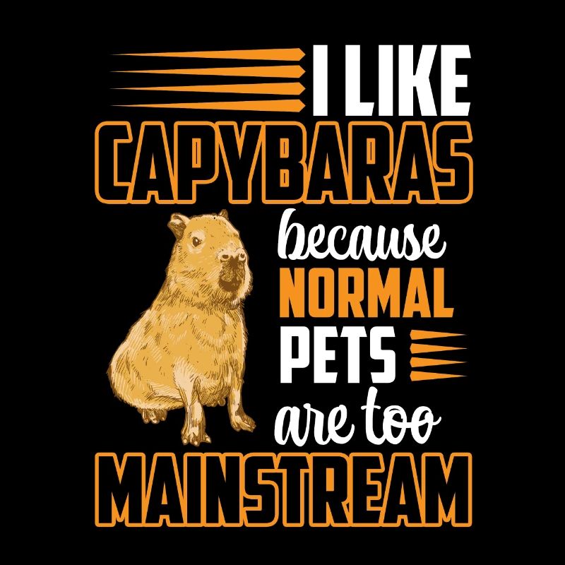 J’aime Capybara Amérique du Sud Capybara