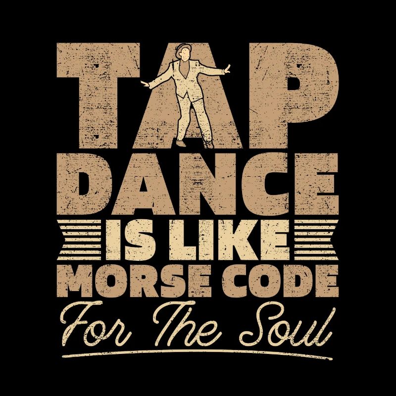 Les claquettes, c’est comme la danse en code Morse, le danseur de claquettes