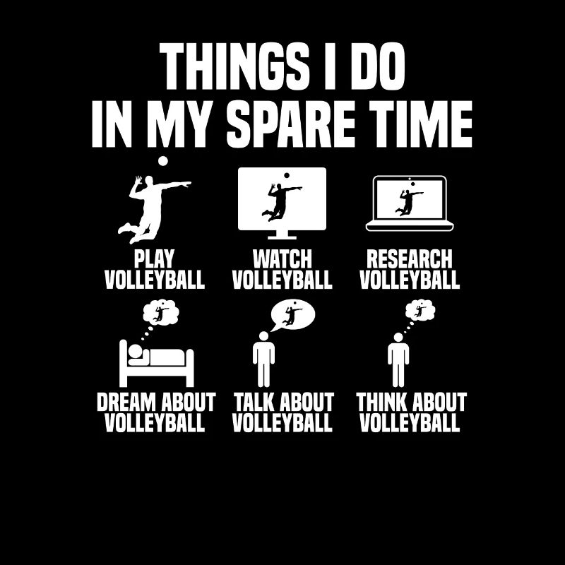 Dinge die ich in meiner Freizeit mache Volleyball
