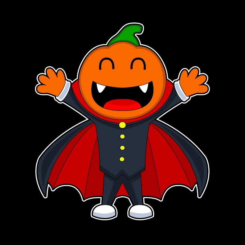 Vampire Halloween Pumpkin
