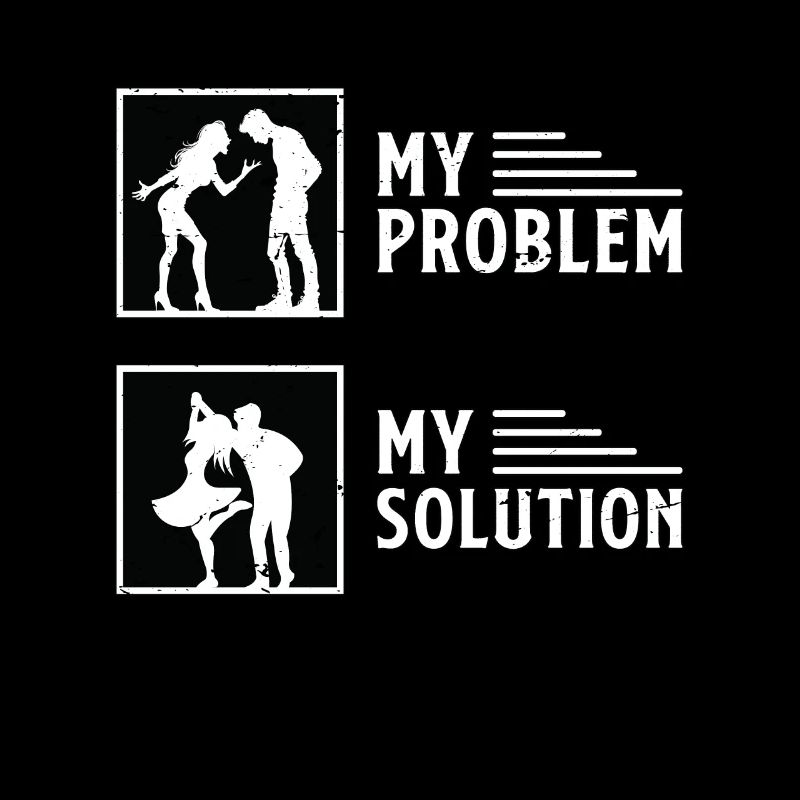 Danseur Swing Mon Problème Ma Solution Pictogramme Papa