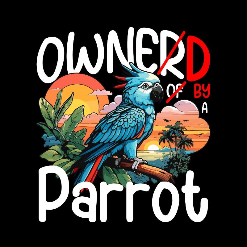 Parrot Owned By A Parrot Bird Owner Ornithologist