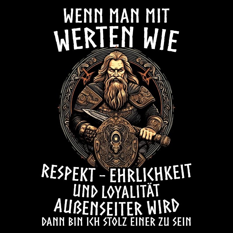 Wikinger Tshirt Viking Valhalla Walhalla Gott Odin