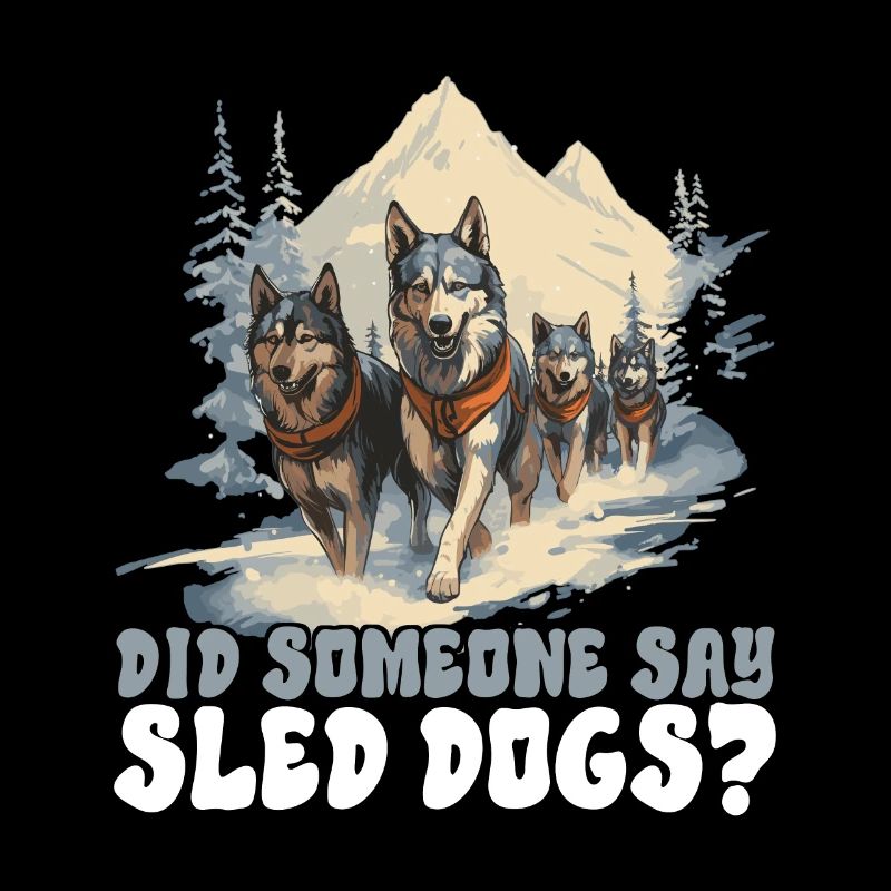 Sledding Sled dogs