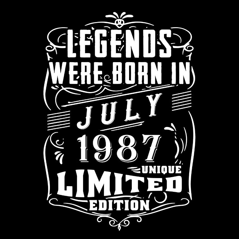 Anniversaire Juillet 1987 Année Edition Limitée