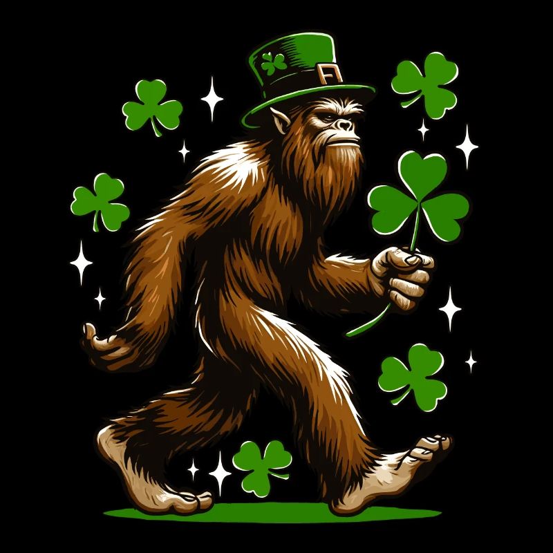 Bigfoot avec trèfle