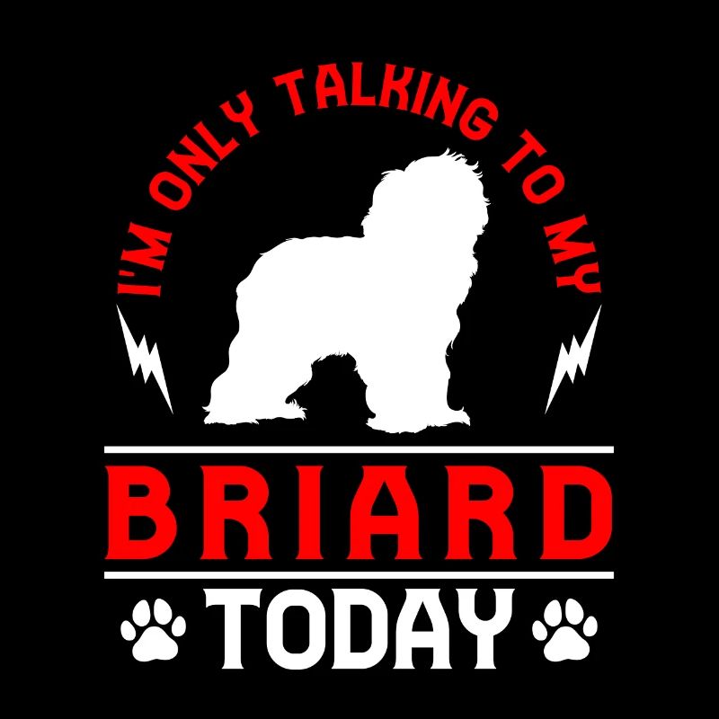 Ne parler qu’à mon Briard Berger de Brie