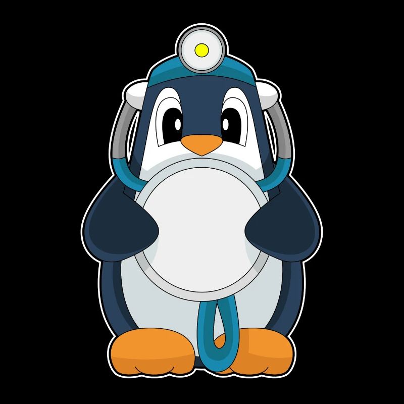 Pinguin Arzt Stethoskop