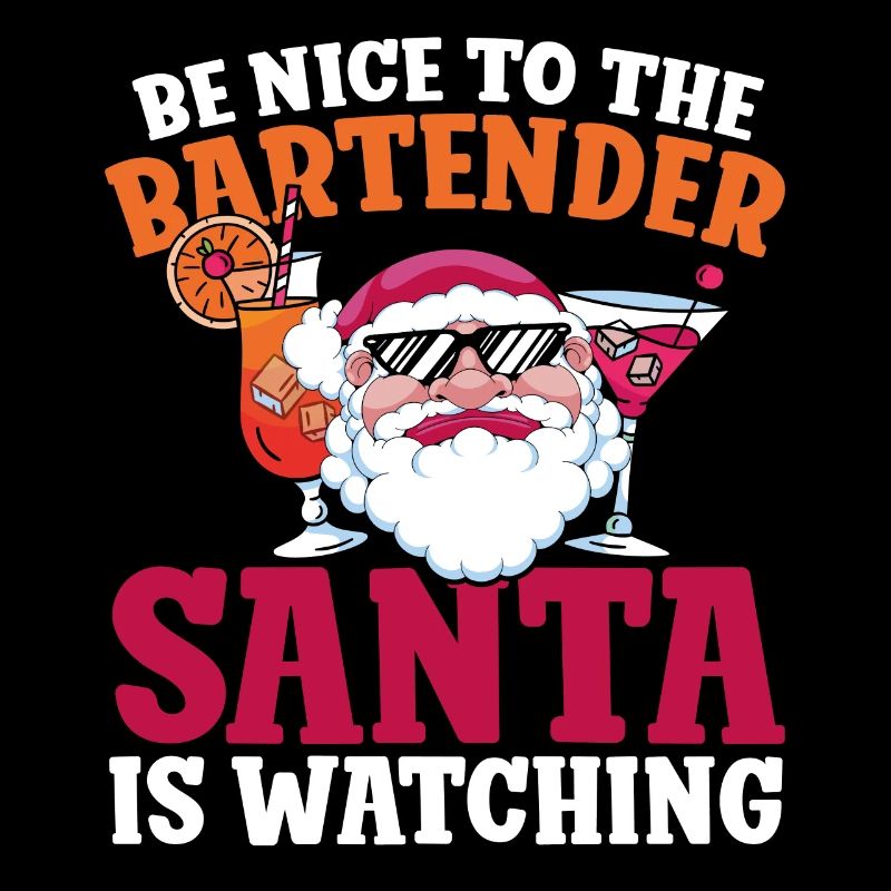 Bartender Mixologist Christmas Be
