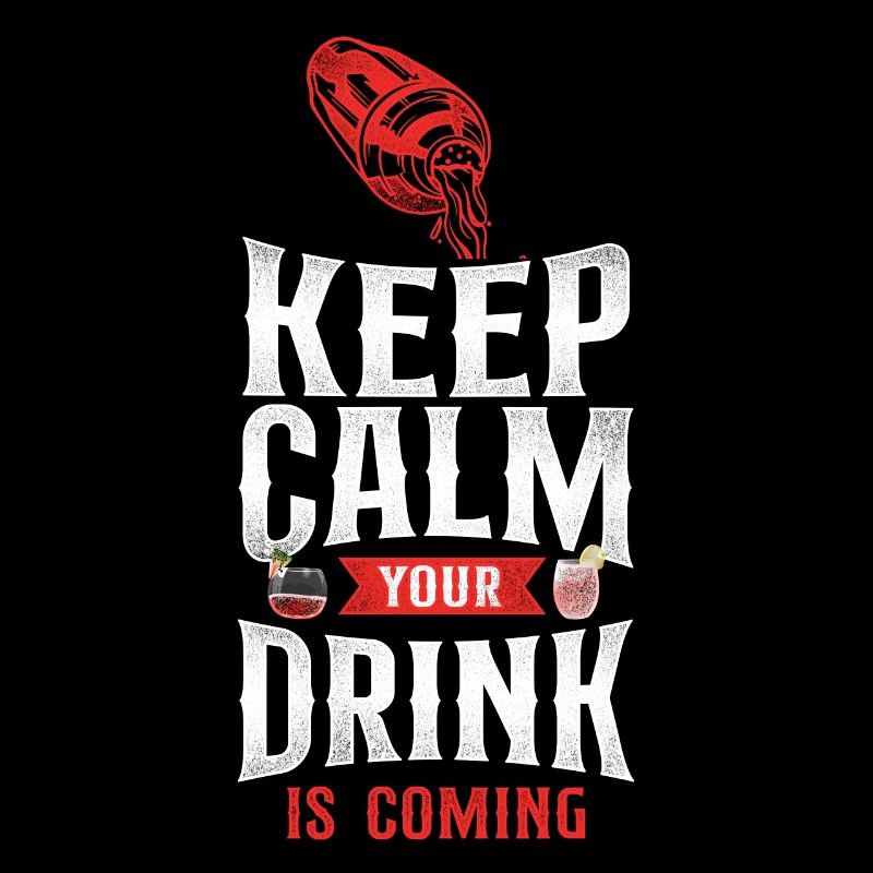 Barman Mixologue Keep Calm
