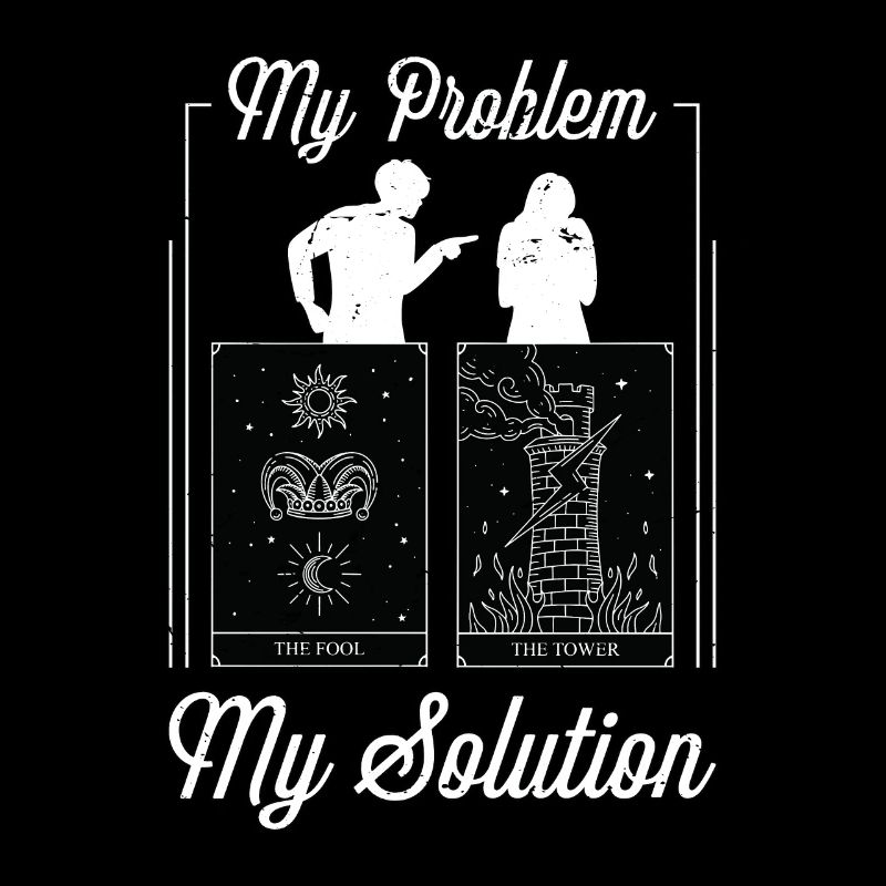 Tarot Reader My Problem My Solution Pictogram Mom