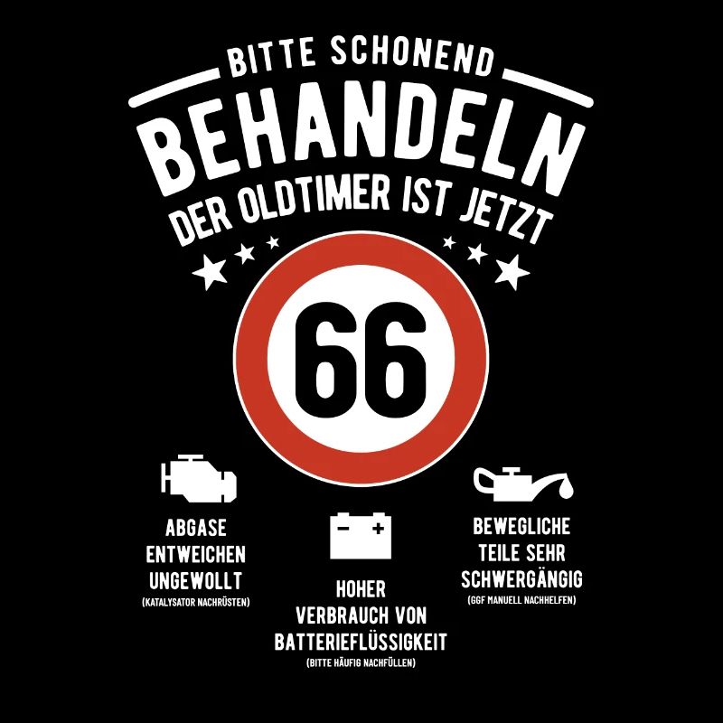 Oldtimer schonend behandeln - 66. Geburtstag