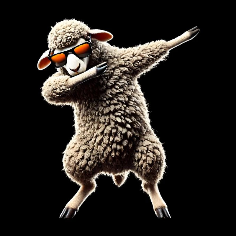 Funny Dabbing Sheep Dancing Animal Lover Dab