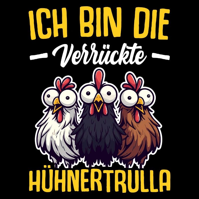 Huhn Hühner Mutter Oma Geschenk Sprüche