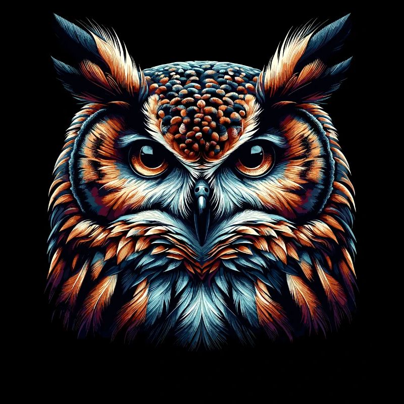 Eule Kunst Geschenk Geburtstag