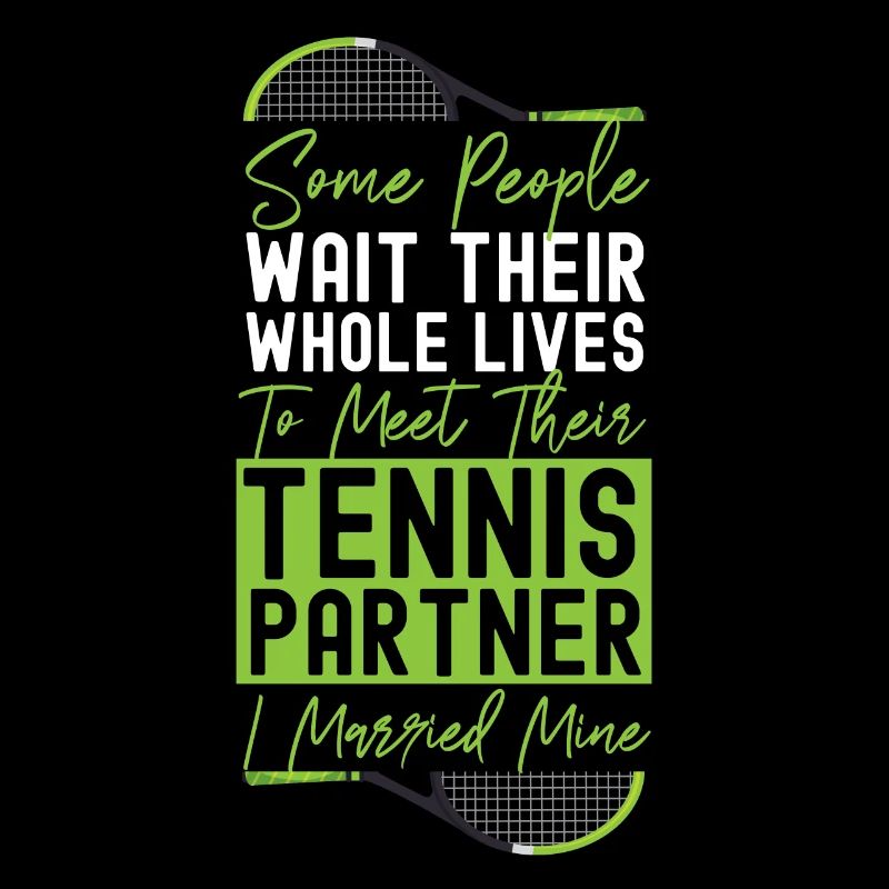 Funny Tennis Player Racket Husband