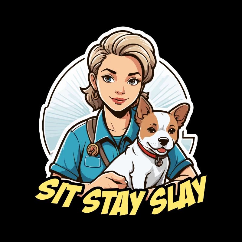 Dresseur de chiens Sit Stay Slay Loves Agility Training