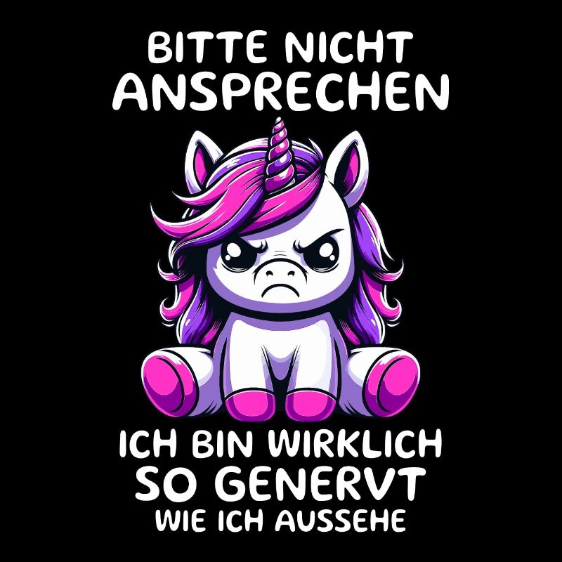 Bitte Nicht Ansprechen Ich Bin Wirklich Genervt